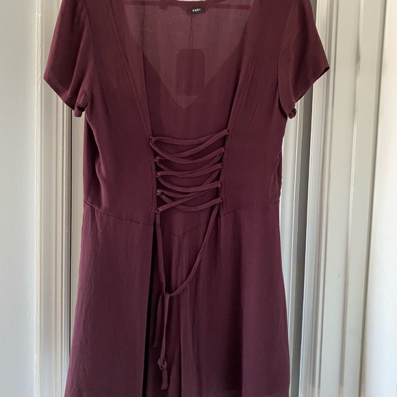 OBEY Maroon Romper - S - Picture 5 of 6